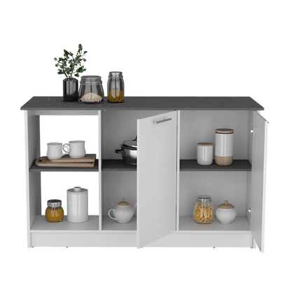 Isla De Cocina Halira  Blanco Onix