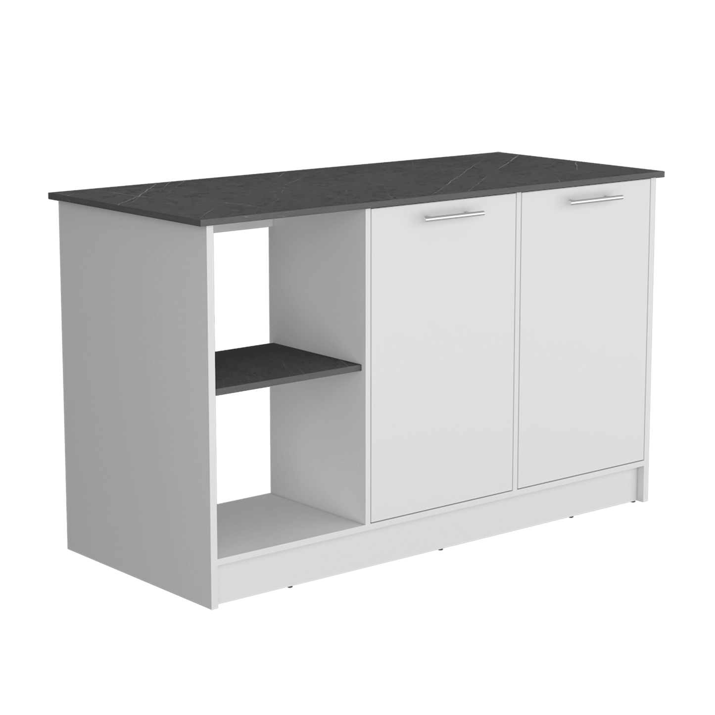 Isla De Cocina Halira  Blanco Onix