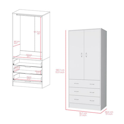 Closet Mirava Blanco