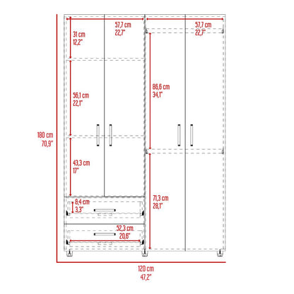 Closet Silari Basic (2C)  Europeo/