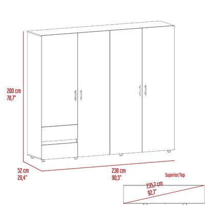 Closet Janari  Nogal Wengue