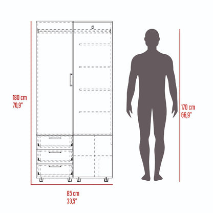 Closet Esquinero Teuleus  Wengue