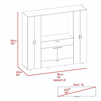 Closet Menile Z  180  Duna Y Blanco