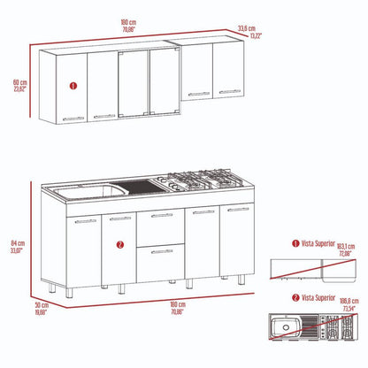 Cocina 180 Kranna Con Mezon Izquierdo Bardolino Blanco