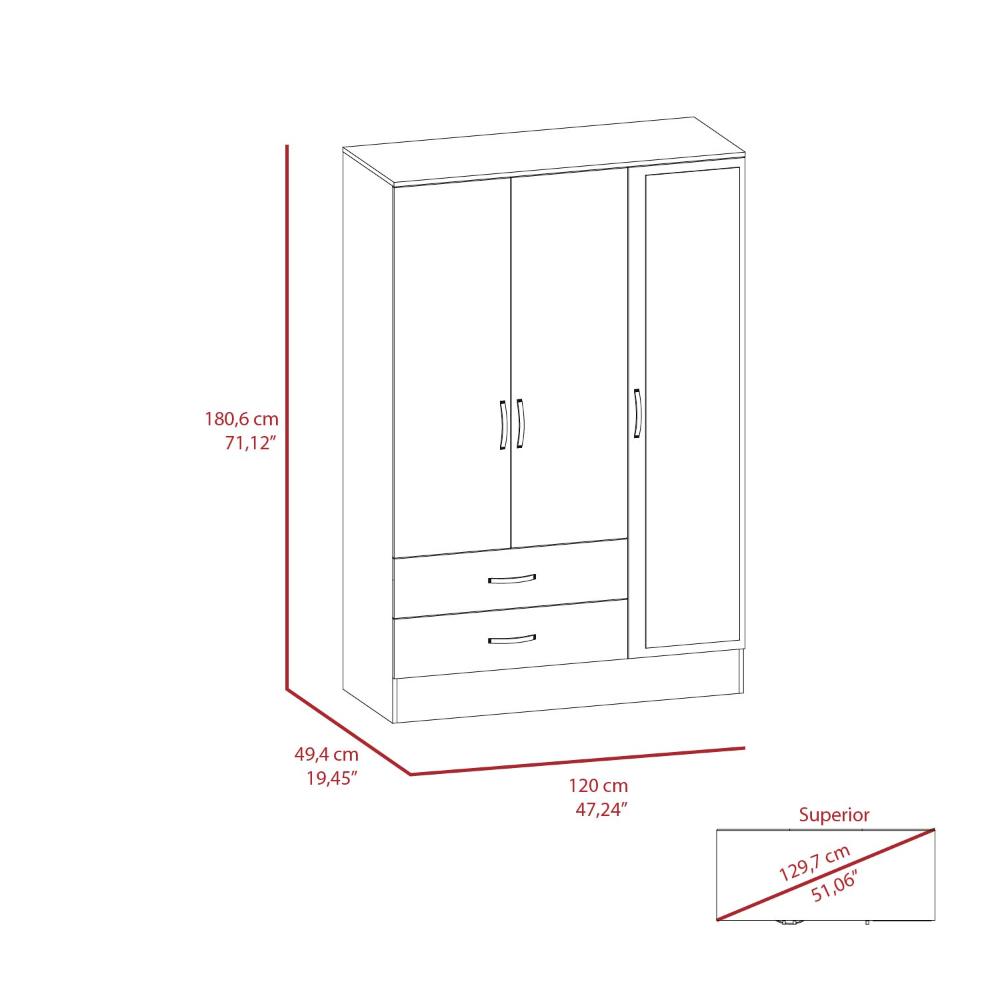 Closet Bulten Wengue Y Ceniza