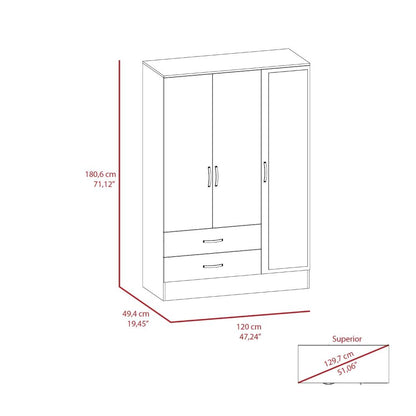 Closet Bulten Wengue Y Ceniza