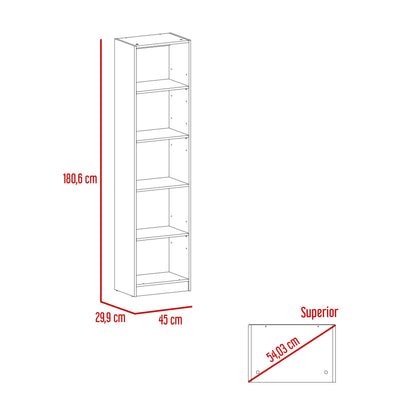 Estante Valuma E2 (1C) Wengue 180,6X45X29,