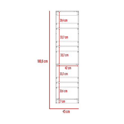 Estante Valuma E2 (1C) Blanco Mqz 180,6X45