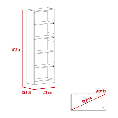 Estante Valuma E3 (1C) Wengue 180,6X62,8X2
