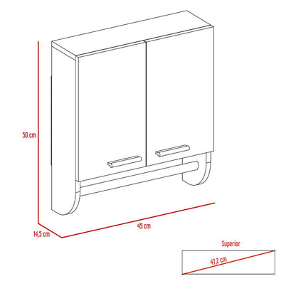 Gabinete Organizador Alex (1C) Blanco