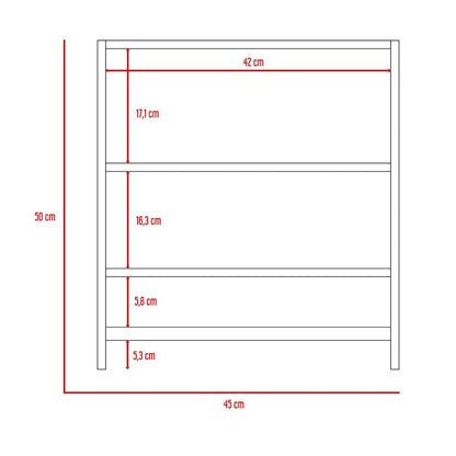 Gabinete Organizador Alex (1C) Blanco