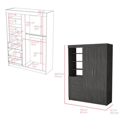 Closet Peka Gris