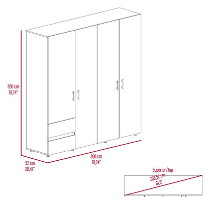 Closet Janari  Nogal Wengue