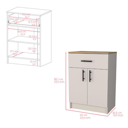 Mesa Auxiliar De Cocina Silari Capri Y  Eu