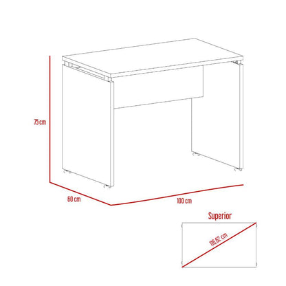 Mesa Escritorio Vilux Home Office  Wengue Coñac