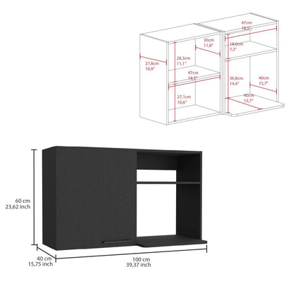 Gabinete Superior Cocina Shelf Wengue 100 Cm