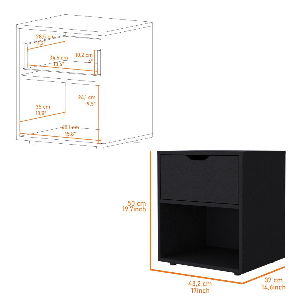 Mesa De Noche Izaren Wengue