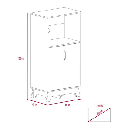 Mueble Microondas Bajo Ulmari   Blanco Duna