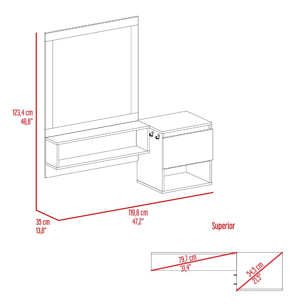 Mueble Tocador O Barberia  Beumann Milan