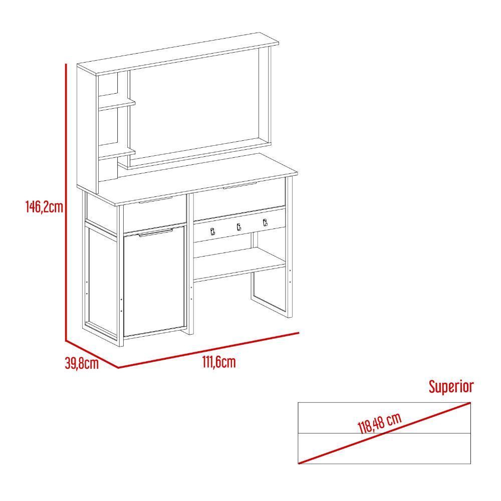 Tocador  O Mueble De Barberia Hopany  Milan