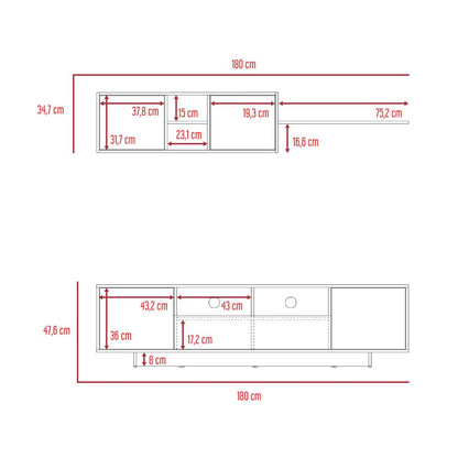 Mesa Para Tv Kairen Blanco