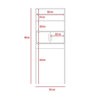 Mueble Optimizador Wc Kaleza  Blanco Duna