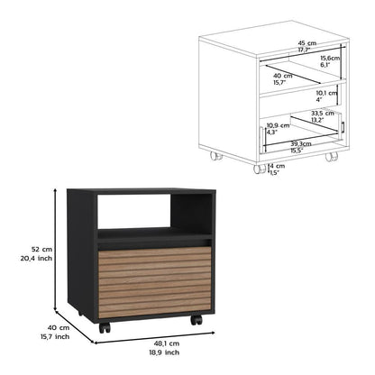 Mesa De Noche Tavina 1C Wengue Lenno