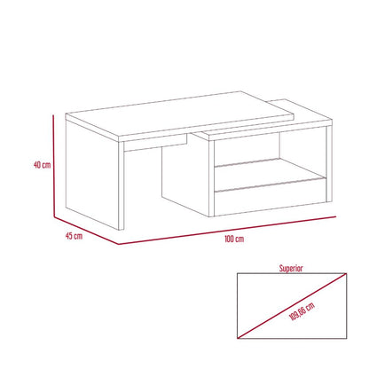 Mesa De Centro Okria  Wengue + Miel