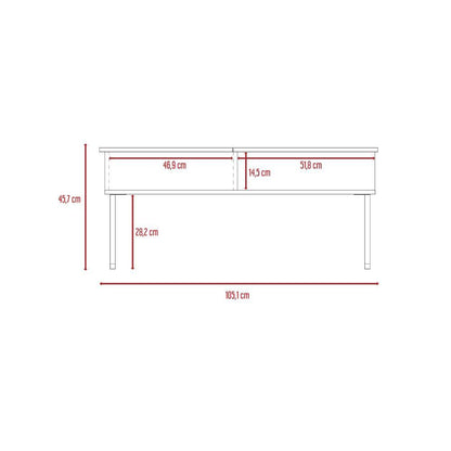 Mesa Funcional Denure 5G-3  Rovere + Wengue
