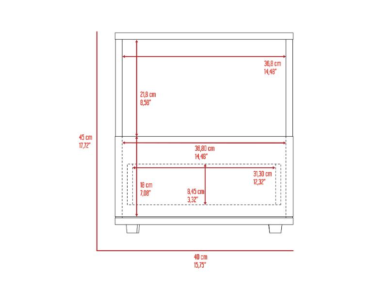 Mesa De Noche Camel  Habano