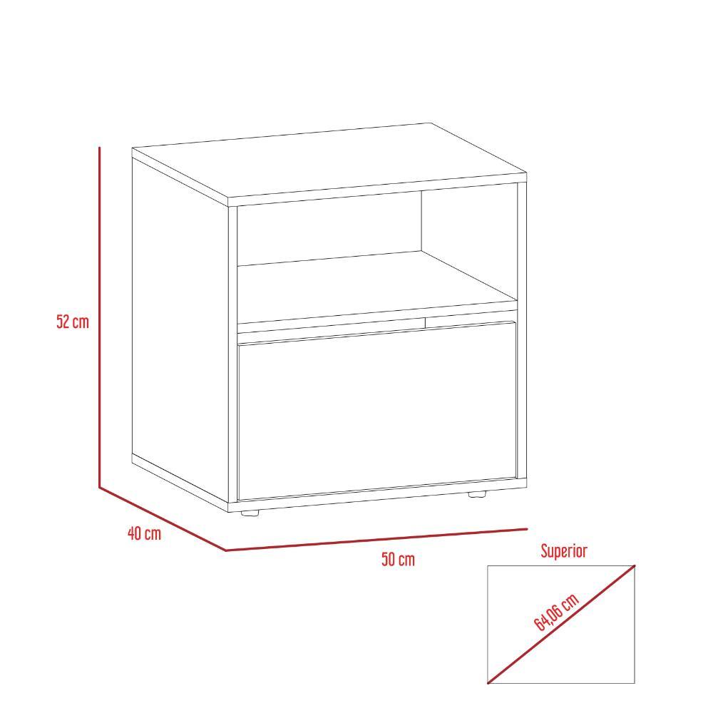 Mesa De Noche 1 Cajon Sipla Duna