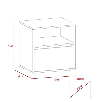 Mesa De Noche 1 Cajon Sipla Duna