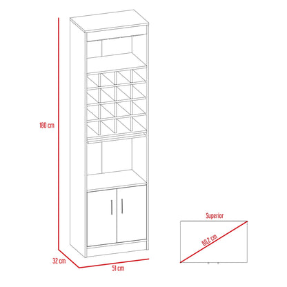 Mueble Bar Malura  Rovere