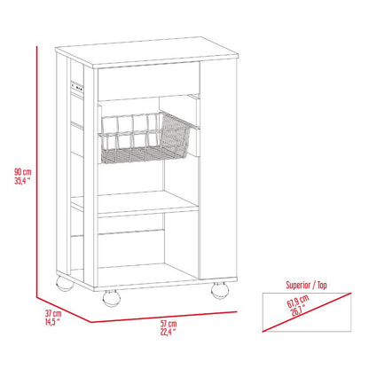 Organizador De Cocina Orilán Blanco Y Moca