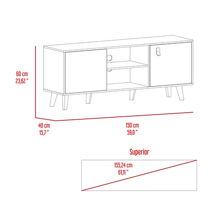 Rack Para Tv Arisia Taupe Lenno Para Tv De 65''