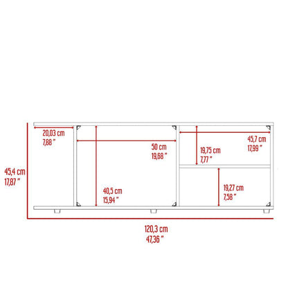 Mesa Para Tv Alurea Fresno Para Tv De 50"