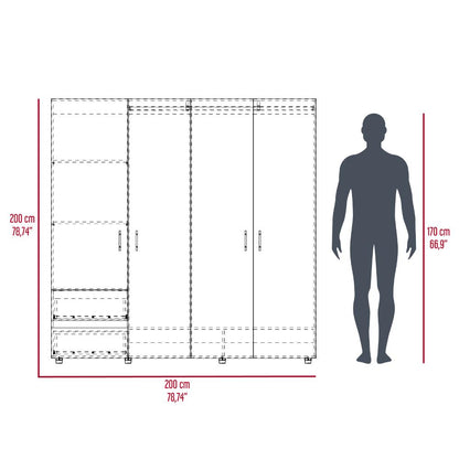 Closet Janari  Nogal Wengue