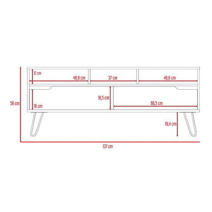 Mesa Para Tv Diclap Duna Y Wengue