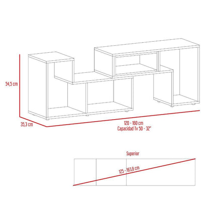 Rack Tv Extensible Veluna  Wengue