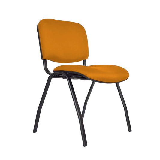 Silla Interlocutora Eventos Tapizada  naranja