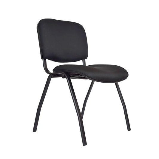 Silla Interlocutora Eventos Tapizada  negro