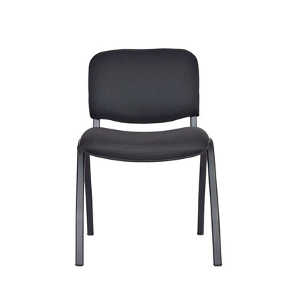 Silla Interlocutora Eventos Tapizada  negro