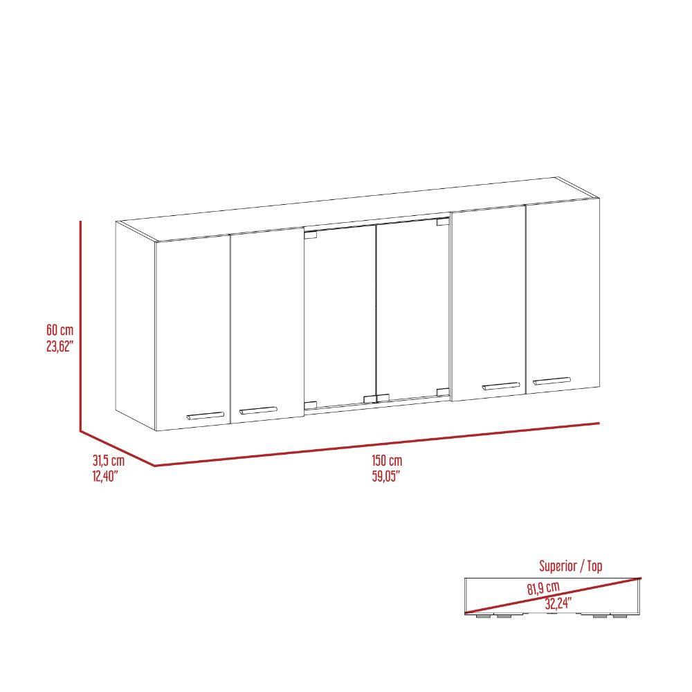 Gabinete Superior Frillo 150 Wengue 150 Cm