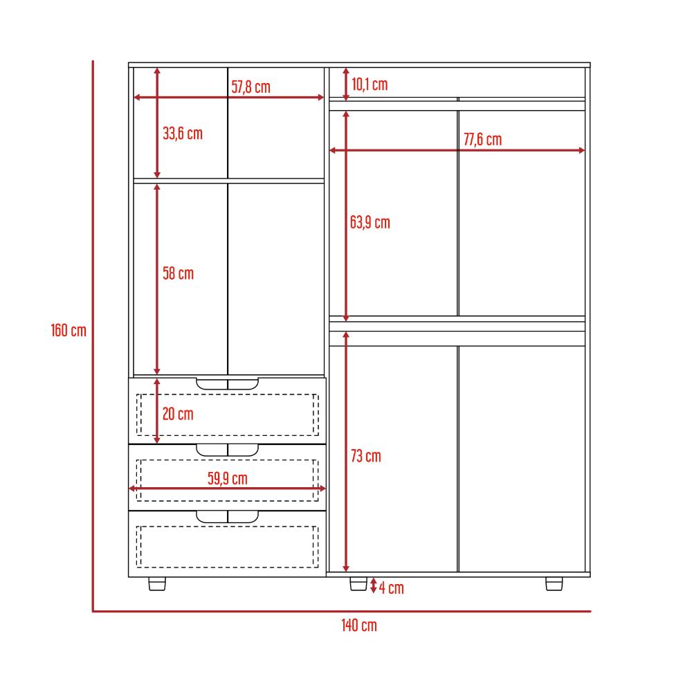 Closet Megni  Wengue
