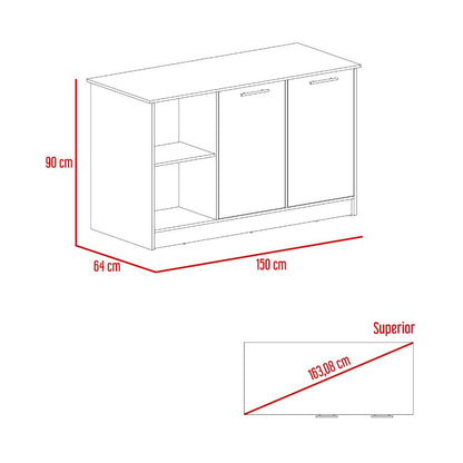 Isla De Cocina Halira  Blanco Onix