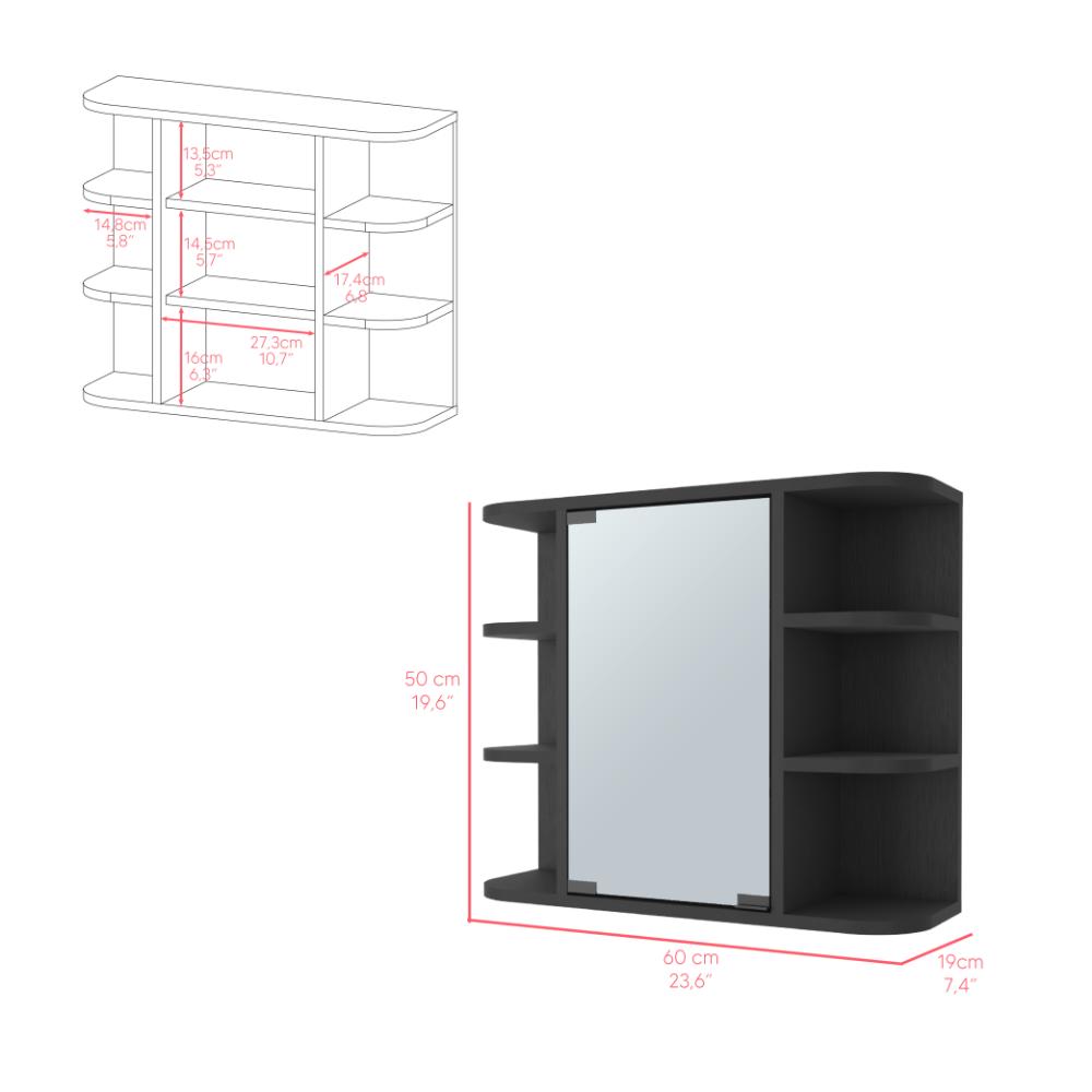 Gabinete De Baño Kurova Wengue