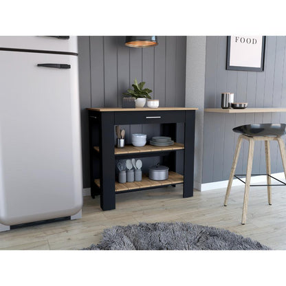 Isla De Cocina Serima 40 Wengue Macadamia
