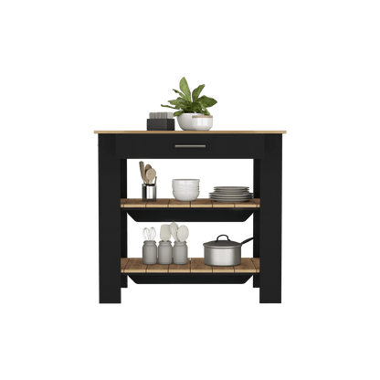 Isla De Cocina Serima 40 Wengue Macadamia