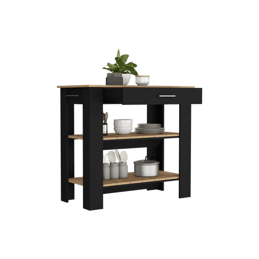 Isla De Cocina Serima 40 Wengue Macadamia