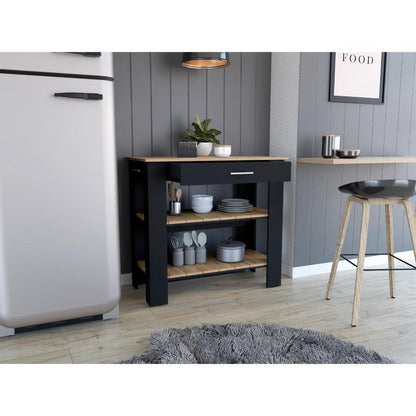 Isla De Cocina Serima 40 Wengue Macadamia